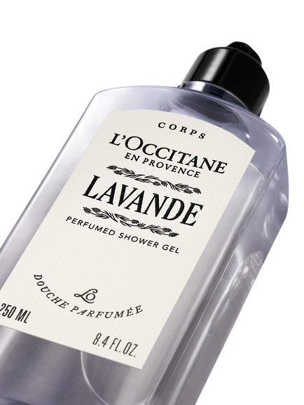 L'OCCITANE Lavande Perfumed Shower Gel, 250ml - view 2, Clear