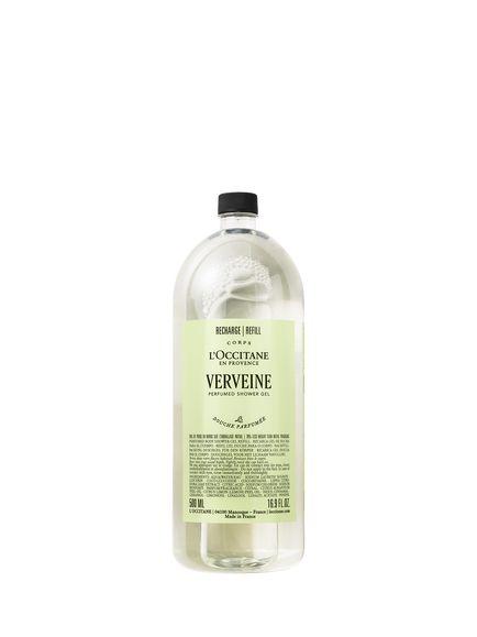 L'OCCITANE Verbena Perfumed Shower Gel Refill, 500ml, Clear