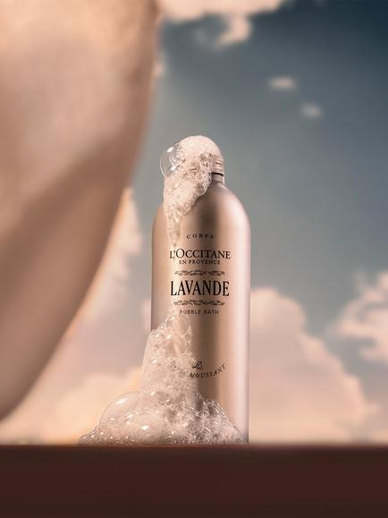 L'OCCITANE Lavande Foaming Bath, 500ml - view 2, Clear