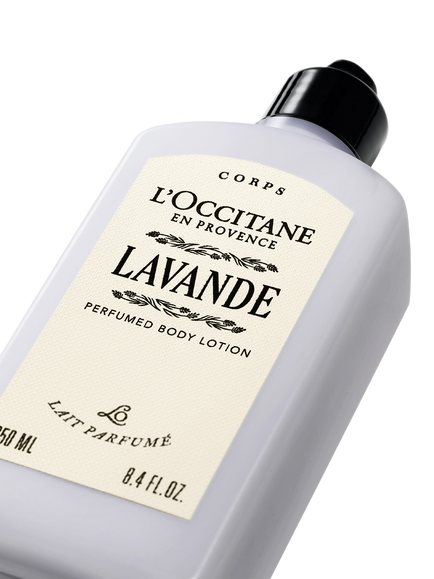 L'OCCITANE Lavande Perfumed Body Lotion, 250ml - view 2, Clear