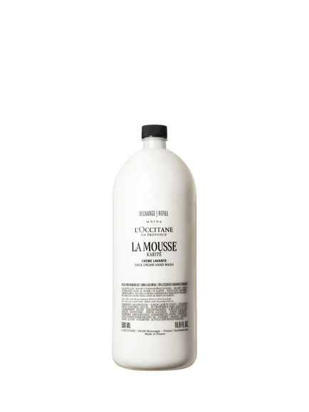 L'OCCITANE Shea (Karité) Cream Hand Wash Refill, 500ml, Clear