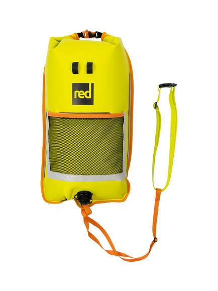 Red 2-in-1 Reversible Swim Tow Float Dry Bag Backpack, Ocean Blue, Ocean Blue
