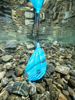Red Cruiser Tough Adjustable Fibreglass SUP Paddle, Blue - view 2, Blue