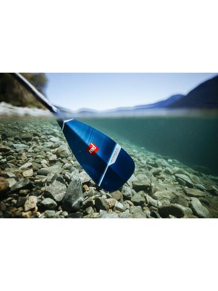 Red Hybrid Adjustable Carbon Fibre SUP Paddle, Blue - view 2, Blue