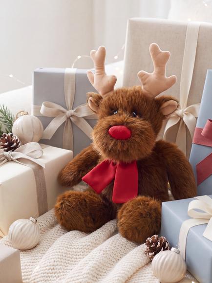 Keel Toys Keeleco Reindeer Soft Toy, H20cm - view 2, Multi