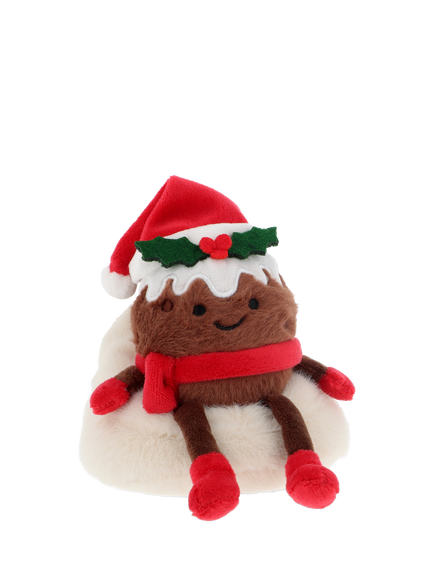 Keel Toys 2026 Christmas Collection Christmas Pudding Plush Soft Toy, Multi