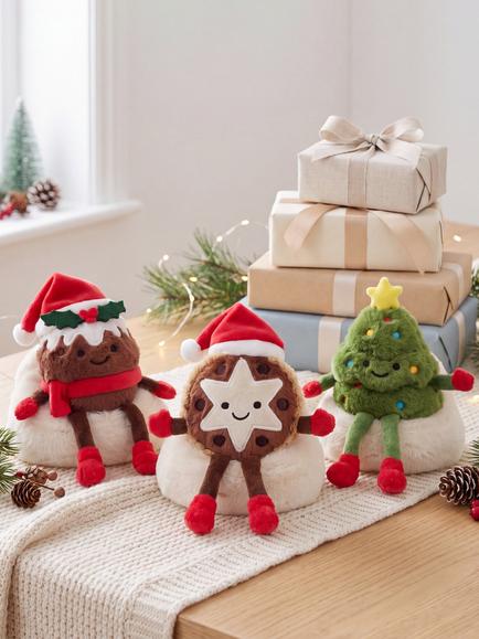 Keel Toys 2026 Christmas Collection Christmas Pudding Plush Soft Toy - view 2, Multi