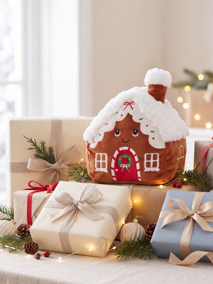 Keel Toys Keeleco Christmas Gingerbread House - view 2, Multi
