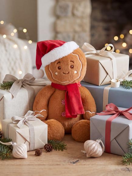 Keel Toys Keeleco Christmas Gingerbread Man - view 2, Multi