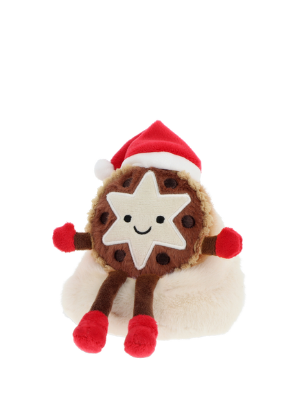 Keel Toys 2026 Christmas Collection Mince Pie Plush Soft Toy, Multi