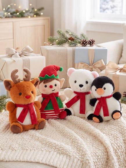 Keel Toys Christmas Friends Soft Toy, Assorted - view 2, Multi