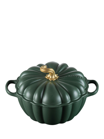 Le Creuset Cast Iron Pumpkin Casserole, 24cm - view 2, Foret