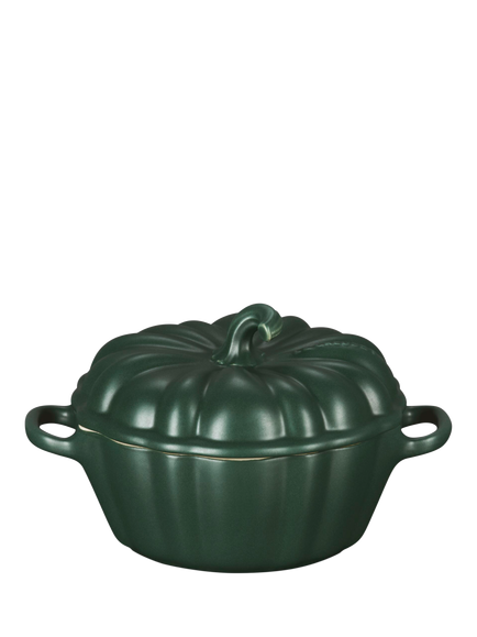 Le Creuset Stoneware Pumpkin Small Casserole, 16cm, Foret