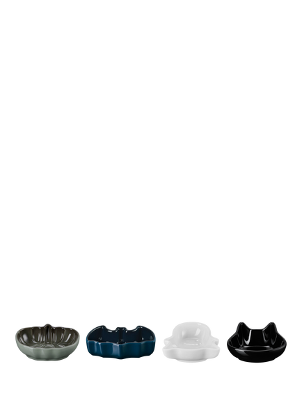 Le Creuset Stoneware Mini Halloween Dishes, Set of 4, Multi, Mixed