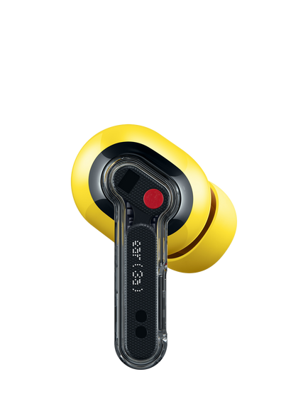 Nothing Ear (3a) Active Noise Cancelling True Wireless Bluetooth In-Ear Headphones with Mic/Remote, Black, Yellow