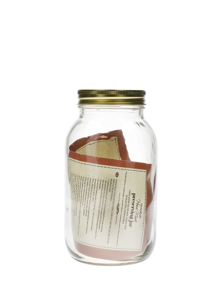 Kitchen Craft Home Made Screw Top Glass Preserving Jar, 1L, Clear - view 2, Clear