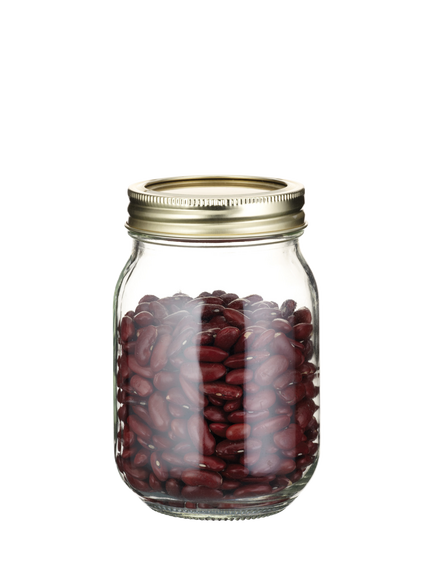Kitchen Craft Screw Top Glass Preserving Jar, 500ml - view 2, Clear