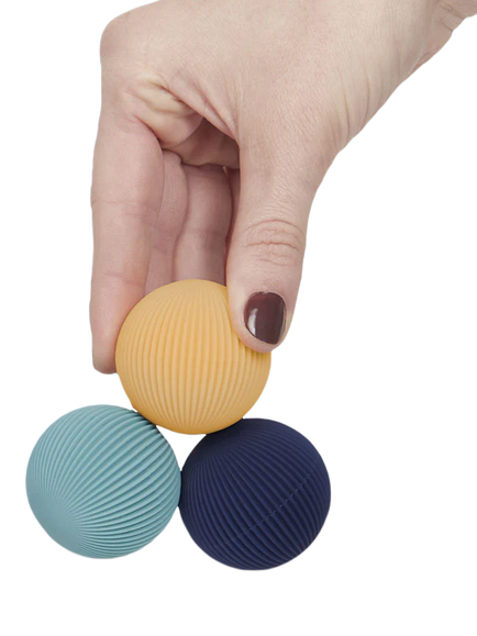 Speks Odds Gradient Vivid Lines Stress Relief Fidget Magnets, Pack of 3, Blue Multi - view 2, Blue Multi Blue