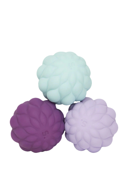 Speks Odds Gradient Vivid Lines Stress Relief Fidget Magnets, Pack of 3, Purple Multi, Purple Multi Purple
