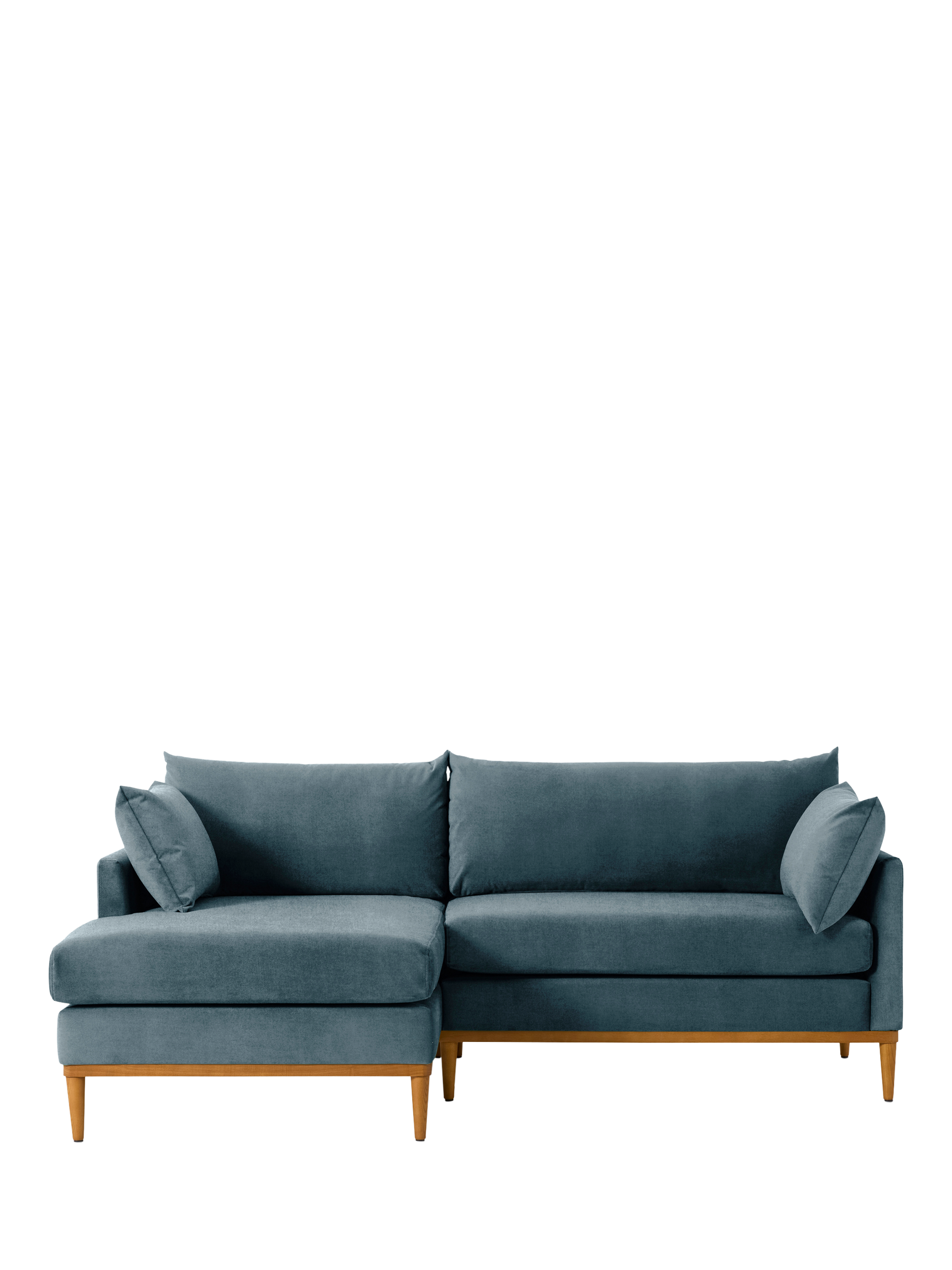 Model X01 Range, Swyft Model X01 Large 3 Seater LHF Chaise End Sofa, Manolo Hydro