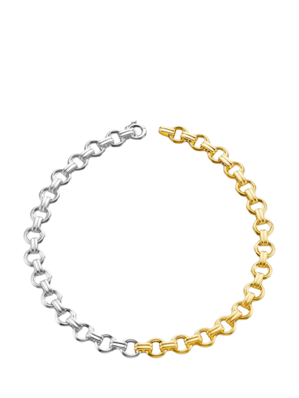 Dinny Hall Chariot Link Necklace, Silver/Gold, Silver/Gold