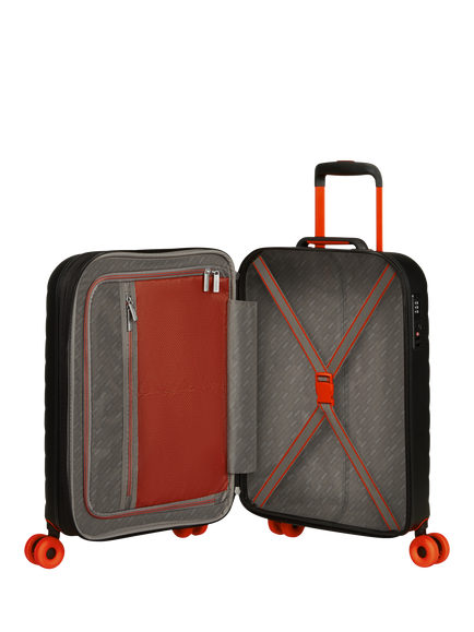 American Tourister Neovibe 4-Wheel 55cm Expandable Cabin Case, 37/43L - view 2, True Black