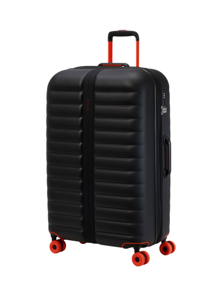 American Tourister Neovibe 78cm Expandable 4-Wheel Suitcase, 96/106L, True Black