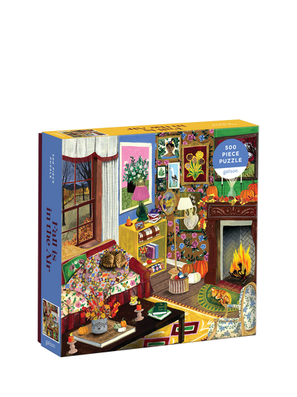 Galison Fall is in the Air 500 Piece Jigsaw Puzzle, Multi Multi