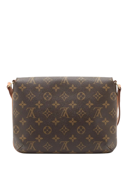 Pre-loved Louis Vuitton Vintage 1999 Monogram Musette Tango Bag, Brown - view 2, Brown