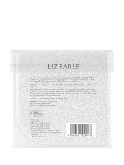 Liz Earle Luxury Organic Cotton Cleansing Cloth, x 1 - view 2, 