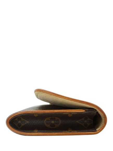 Pre-loved Louis Vuitton Monogram Twin Pochette Cross Body Bag, Brown - view 2, Brown