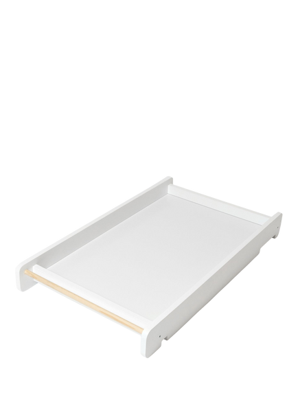 Clair de Lune Essentials Cot Top Changer, White, White