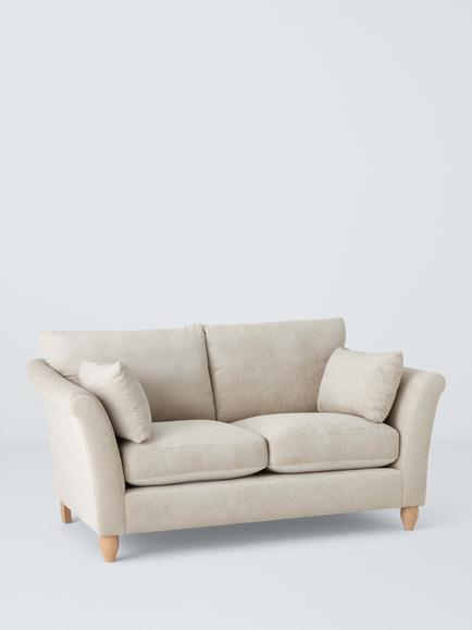 John Lewis WilberMedium 2 Seater Sofa, Light Leg, Acquaclean Titan Natural, Acquaclean Titan Natural
