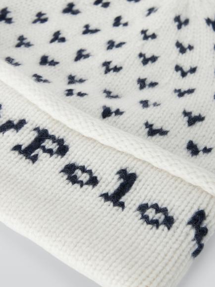 Ralph Lauren Wool Rich Beanie Hat, Cream - view 2, Cream