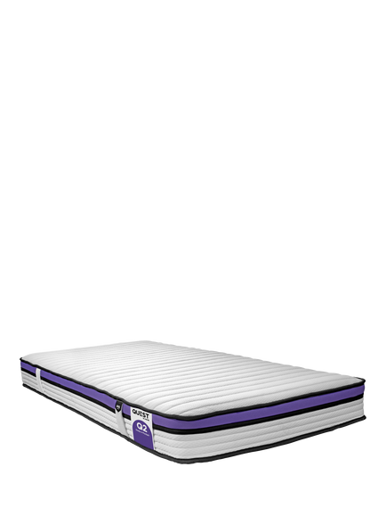 JAY-BE Quest Q2 Extreme Comfort Deep e-Pocket™ Children's Mattress, Medium Tension, Single, White