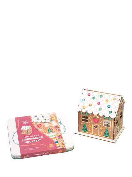 Cotton Twist Stitch & Build Gingerbread House Kit, Multi