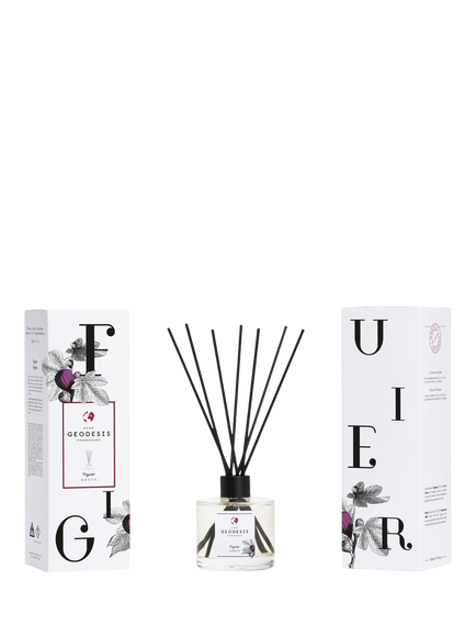 Geodesis Figuier Diffuser, 200ml - view 2, White Multi