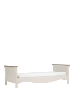 CuddleCo Clara Toddler Bed, White, White