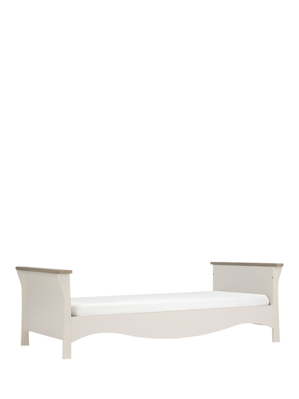 CuddleCo Clara Toddler Bed, White, White