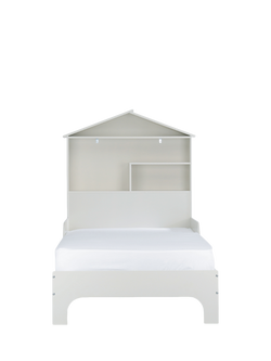 CuddleCo Play House Single Bed, White, White