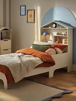 CuddleCo Play House Single Bed, White - view 2, White