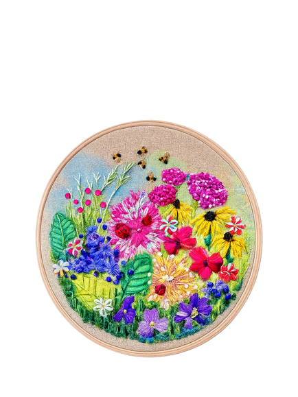 Rowandean A Riot of Colour Embroidery Kit, Multi