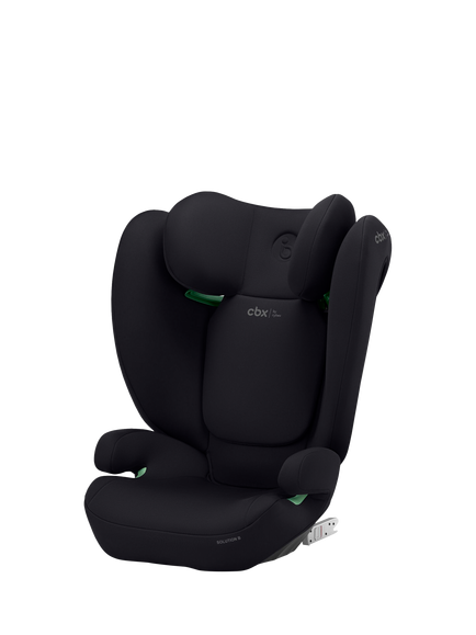 Cybex Solution B iSize High Back Booster Car Seat, Black, Black