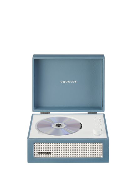 Crosley Voyager CD Player, Washed Blue - view 2, Washed Blue