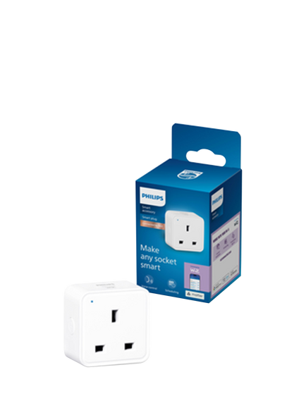 Philips Matter Type-G Smart Plug, White - view 2, White White
