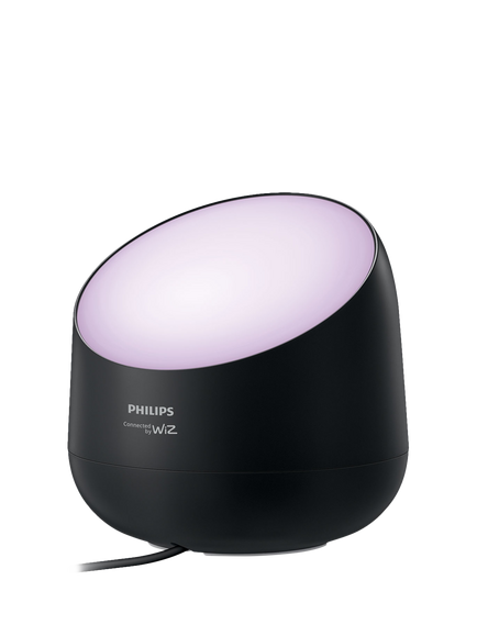 Philips Smart LED Squire Light Table Lamp, Black, Black