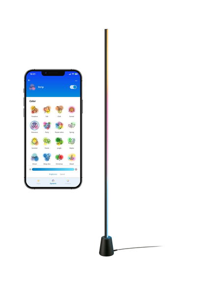 Philips Smart LED Gradient RGBIC Floor Lamp, Black - view 2, Black