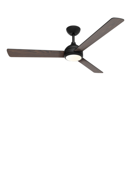 Philips Velyx LED Ceiling Fan Light, Dark Wood/Black, Dark Wood