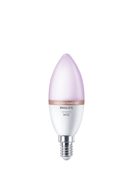 Philips Smart E14 RGB Full Colour LED Bulbs, Pack of 3, Multi