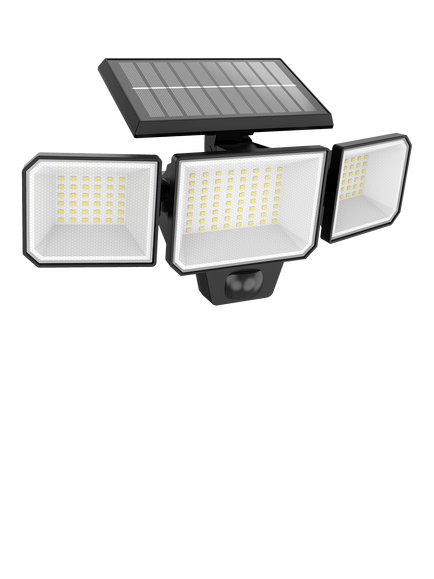 Philips Nysil Solar Power Outdoor Motion Sensor Security Wall Light, Black, Black